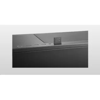 Cooler Master case Silencio S600 TG, ATX, Průhledná bočnice, 2x 120mm Fan, Černá
