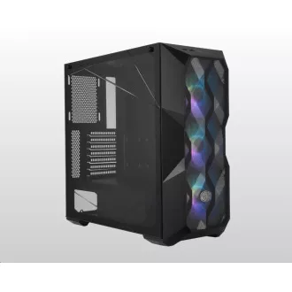 Cooler Master case MasterBox TD500 Mesh, E-ATX, Průhledná bočnice, 3x 120mm ARGB Fan, Černá