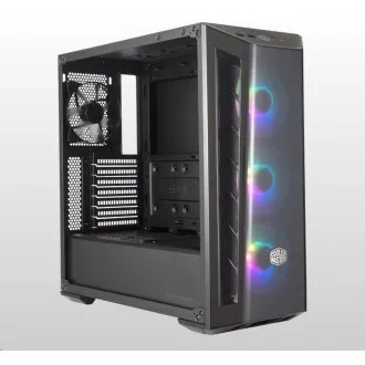 Cooler Master case MasterBox MB520 ARGB, E-ATX, Průhledná bočnice, 3x 120mm ARGB Fan, 1x 120mm Fan, Černá Cooler Master case MasterBox MB520 ARGB, E-ATX, Průhledná bočnice, 3x 120mm ARGB Fan, 1x 120mm Fan, Černá