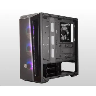 Cooler Master case MasterBox MB520 ARGB, E-ATX, Průhledná bočnice, 3x 120mm ARGB Fan, 1x 120mm Fan, Černá Cooler Master case MasterBox MB520 ARGB, E-ATX, Průhledná bočnice, 3x 120mm ARGB Fan, 1x 120mm Fan, Černá