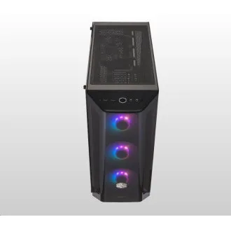Cooler Master case MasterBox MB520 ARGB, E-ATX, Průhledná bočnice, 3x 120mm ARGB Fan, 1x 120mm Fan, Černá Cooler Master case MasterBox MB520 ARGB, E-ATX, Průhledná bočnice, 3x 120mm ARGB Fan, 1x 120mm Fan, Černá