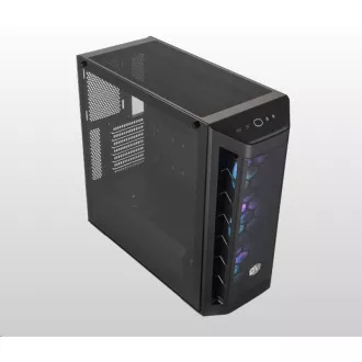 Cooler Master case MasterBox MB511 aRGB, E-ATX, Mid Tower, černá, bez zdroje