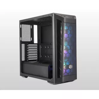 Cooler Master case MasterBox MB511 aRGB, E-ATX, Mid Tower, černá, bez zdroje