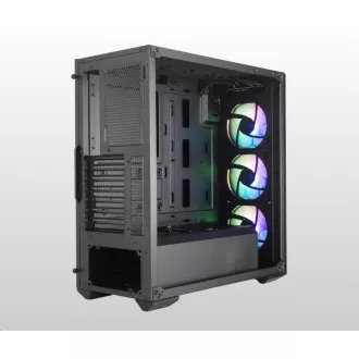 Cooler Master case MasterBox MB511 aRGB, E-ATX, Mid Tower, černá, bez zdroje