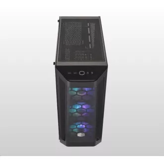 Cooler Master case MasterBox MB511 aRGB, E-ATX, Mid Tower, černá, bez zdroje