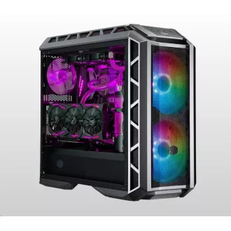 Cooler Master case MasterCase H500P Mesh ARGB, E-ATX, Mid Tower, šedá, bez zdroje Cooler Master case MasterCase H500P Mesh ARGB, E-ATX, Mid Tower, šedá, bez zdroje