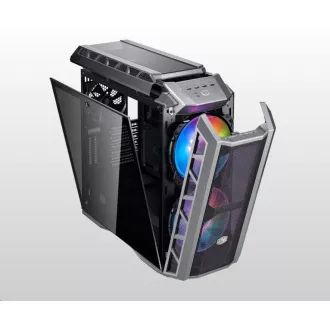 Cooler Master case MasterCase H500P Mesh ARGB, E-ATX, Mid Tower, šedá, bez zdroje Cooler Master case MasterCase H500P Mesh ARGB, E-ATX, Mid Tower, šedá, bez zdroje