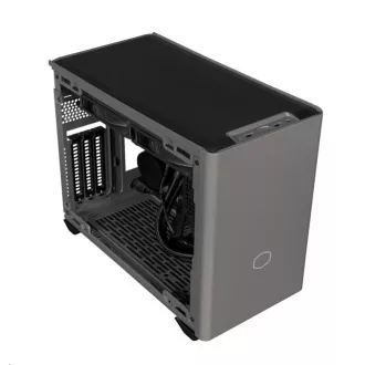 Cooler Master case MasterBox NR200P MAX, mini-ITX, šedá, integrovaný vodní chladič, zdroj 850W