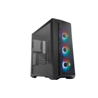 Cooler Master case MasterBox 520 Mesh, ATX, Průhledná bočnice, 3x 120mm ARGB Fan, ARGB Hub, Černá