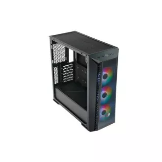 Cooler Master case MasterBox 520 Mesh, ATX, Průhledná bočnice, 3x 120mm ARGB Fan, ARGB Hub, Černá