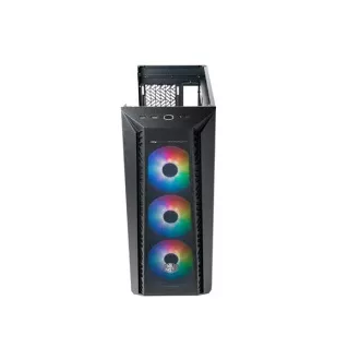 Cooler Master case MasterBox 520 Mesh, ATX, Průhledná bočnice, 3x 120mm ARGB Fan, ARGB Hub, Černá