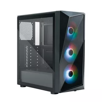 Cooler Master case CMP 520, ATX, Průhledná bočnice, 3x 120mm ARGB Fan, Černá