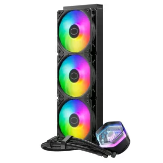 Cooler Master vodní chladič MasterLiquid 360 Atmos ARGB, 3x120mm, LGA1851, AM5, černá
