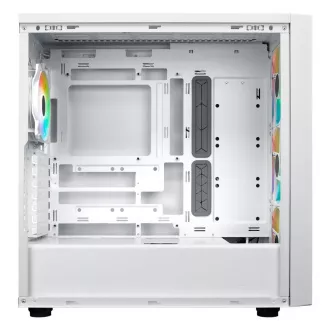 Cooler Master case MasterBox 600, ATX, Průhledná bočnice, 3x 140mm ARGB Fan, 1x 120mm ARGB Fan, ARGB Hub, Bílá