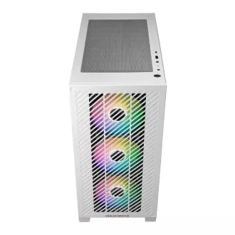 Cooler Master case Elite 301, mATX, Průhledná bočnice, 3x 120mm ARGB Fan, Bílá