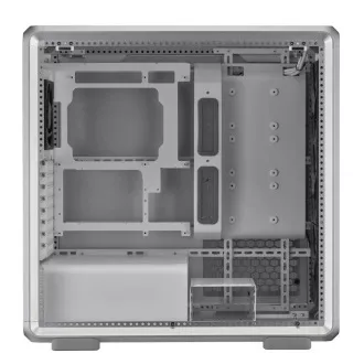 Cooler Master case MasterFrame 600, Průhledná bočnice, ATX, 3x 140mm ARGB Fan, 1x 120mm ARGB Fan, ARGB Hub, Stříbrná