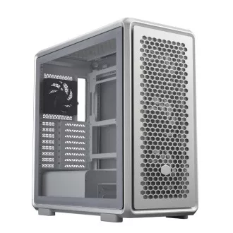 Cooler Master case MasterFrame 600, Průhledná bočnice, ATX, 3x 140mm ARGB Fan, 1x 120mm ARGB Fan, ARGB Hub, Stříbrná