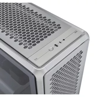 Cooler Master case MasterFrame 600, Průhledná bočnice, ATX, 3x 140mm ARGB Fan, 1x 120mm ARGB Fan, ARGB Hub, Stříbrná