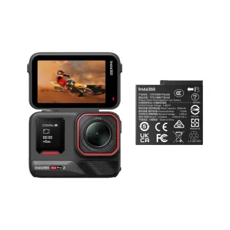 Insta360 Ace Pro 2 akční kamera, snímač 1/1, 3", optika Leica, dotykový 2, 5" displej, 8K při 30 FPS + akumulátor
