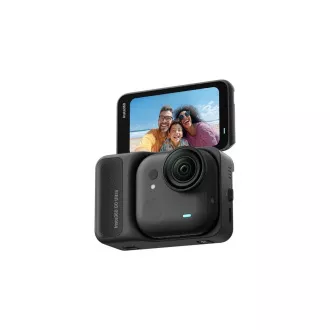 Insta360 GO Ultra miniaturní akční kamera, 4K Ultra HD, 60fps, magnetický systém uchycení, černá