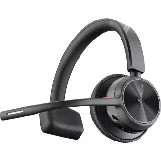 Poly Voyager 4320 MS Teams bezdrátová náhlavní souprava, BT700 USB-A/C adaptér, stereo