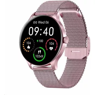 Garett Smartwatch Classy zlato-černá, ocel