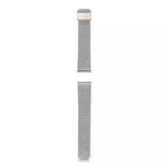 Garett univerzální řemínek 20 mm, stříbrný kovový, typ Mesh