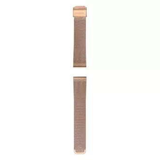 Garett univerzální řemínek 18 mm, zlatorůžový kovový, typ Mesh rose gold