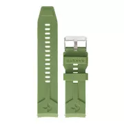 Garett univerzální řemínek 22 mm, zelený silikonový
