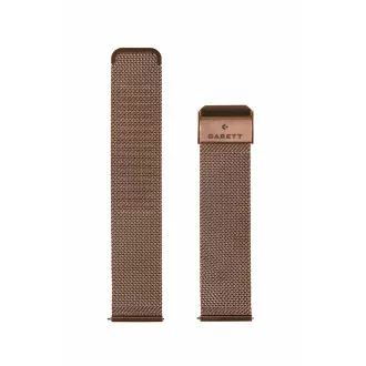 Garett univerzální řemínek 22 mm, zlatý kovový, typ Mesh