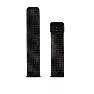 Garett univerzální řemínek 22 mm, černý kovový, typ Mesh
