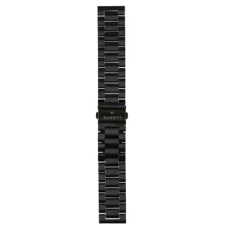 Garett univerzální řemínek 22 mm, černý kovový, typ Solid