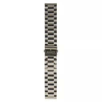 Garett univerzální řemínek 22 mm, stříbrný kovový, typ Solid