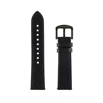 Garett univerzální řemínek 22 mm, černý kožený