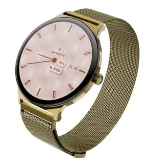 Garett Smartwatch Verona 2 zlatá MESH steel Garett Smartwatch Verona 2 zlatá MESH steel