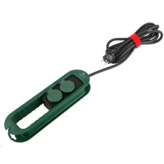 Viking síťová prodlužovací zásuvka R247, 2x AC 230V, IP44, délka 4, 7 m