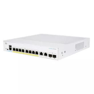 Cisco switch CBS250-8P-E-2G (8xGbE, 2xGbE/SFP combo, 8xPoE+, 60W, fanless) - REFRESH Cisco switch CBS250-8P-E-2G (8xGbE, 2xGbE/SFP combo, 8xPoE+, 60W, fanless) - REFRESH
