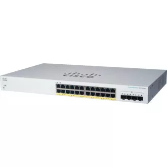 Cisco switch CBS220-24FP-4X (24xGbE, 4xSFP+, 24xPoE+, 382W) - REFRESH