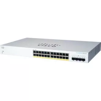 Cisco switch CBS220-24P-4X (24xGbE, 4xSFP+, 24xPoE+, 195W) - REFRESH