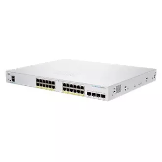 Cisco switch CBS250-24P-4X (24xGbE, 4xSFP+, 24xPoE+, 195W, fanless) - REFRESH Cisco switch CBS250-24P-4X (24xGbE, 4xSFP+, 24xPoE+, 195W, fanless) - REFRESH