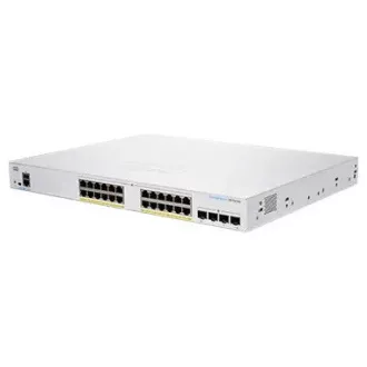 Cisco switch CBS350-24FP-4G-UK (24xGbE, 4xSFP, 24xPoE+, 370W) - REFRESH