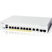 Cisco Catalyst switch C1200-8FP-2G (8xGbE, 2xGbE/SFP combo, 8xPoE+, 120W, fanless)