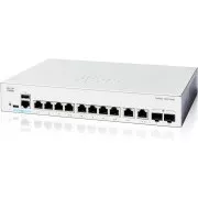 Cisco Catalyst switch C1300-8T-E-2G (8xGbE, 2xGbE/SFP combo, fanless)