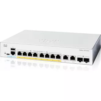 Cisco Catalyst switch C1300-8P-E-2G (8xGbE, 2xGbE/SFP combo, 8xPoE+, 60W, fanless) Cisco Catalyst switch C1300-8P-E-2G (8xGbE, 2xGbE/SFP combo, 8xPoE+, 60W, fanless)