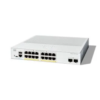 Cisco Catalyst switch C1200-16P-2G (16xGbE, 2xSFP, 16xPoE+, 120W, fanless) - REFRESH