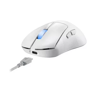 ASUS myš ROG Keris II Ace, bezdrátová herní myš, bílá