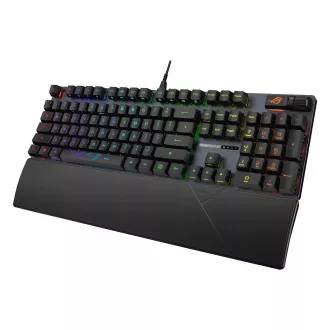 ASUS klávesnice ROG STRIX SCOPE II, mechanická, drátová, ROG RX RED / PBT, US