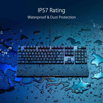 ASUS klávesnice ROG STRIX SCOPE II, mechanická, drátová, ROG RX RED / PBT, US
