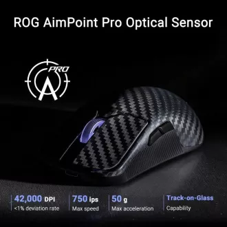 ASUS Herní myš ROG Harpe Ace Extreme, Bezdrátová BT, RF 2.4GHz, černá