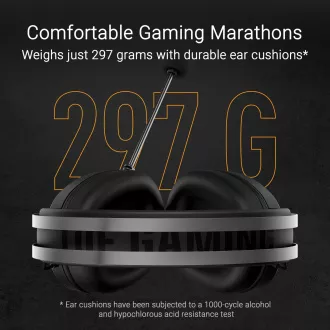 ASUS sluchátka TUF Gaming H1 GEN II, Drátový Herní Headset, černá